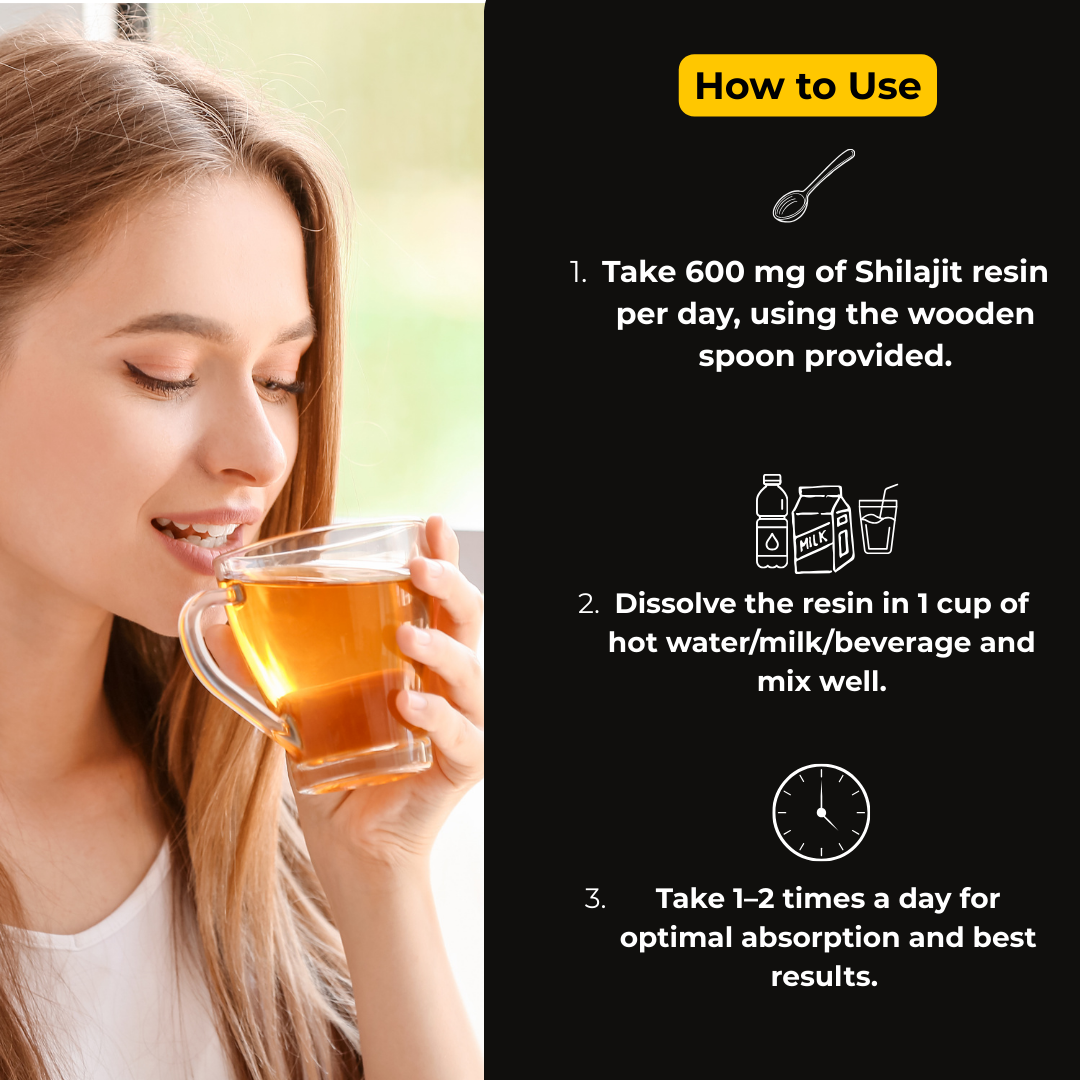 100% Shilajit puro 💎 Fonte di energia vitale dell'Himalaya